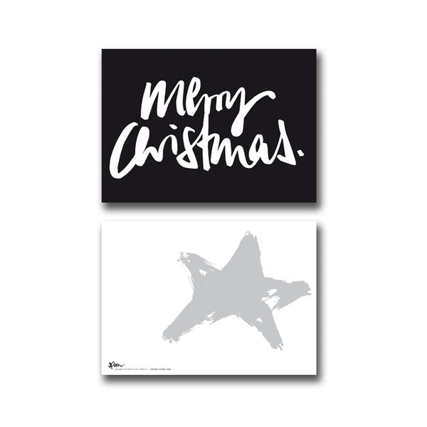 5 POSTCARDS - MERRY CHRISTMAS - spoon. - 1